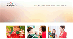 Desktop Screenshot of cookspeechandlanguage.com